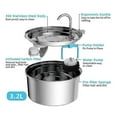 thumbnail image 3 of Cat Water Fountain,3.2l/108oz Automatic Pet Water Dispenser, Eu Plug, 3 of 5