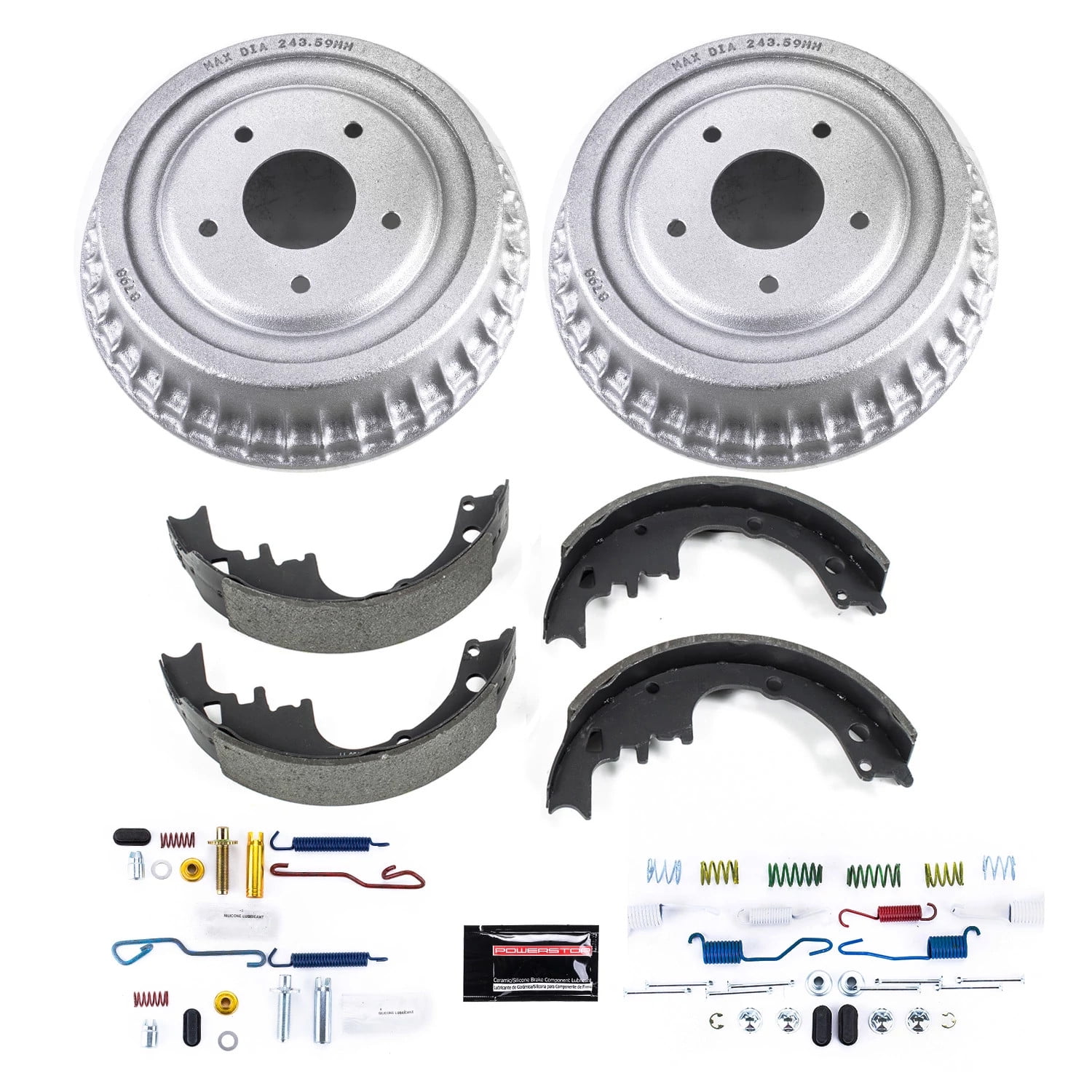 Power Stop Rear Stock Replacement Drum and Shoe Kit KOE15274DK