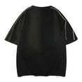 thumbnail image 3 of Maean Oversized Tshirts for Mens Short Sleeves Casual Loose Color Block Baggy Streetwear Tee Shirts, 3 of 5