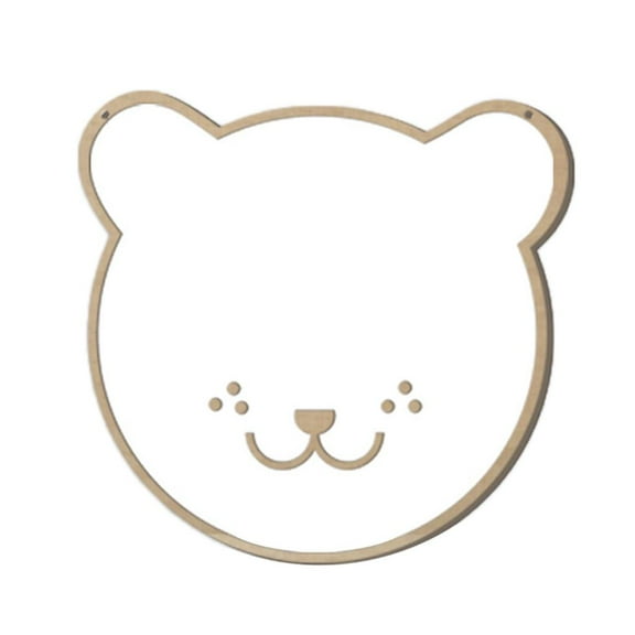 yotijay Children Acrylic Wall Mirror with Rope Hanging Baby Room Decorative E style