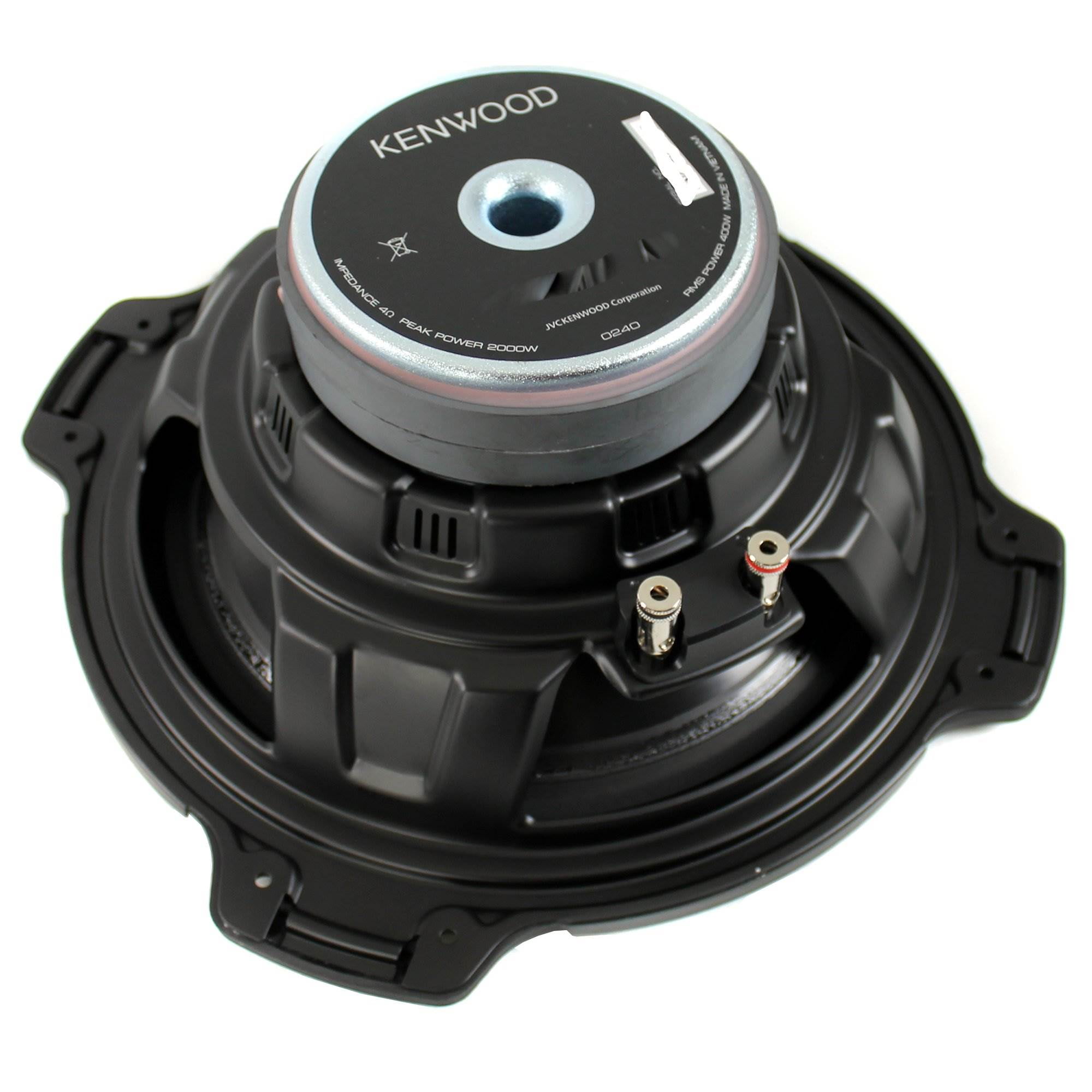 Kenwood 10 Inch 1300 Watt 4 Ohm Car Audio Power Stereo Subwoofer KFC