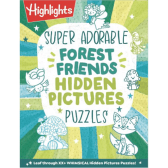 Super Adorable Forest Friends Hidden Pictures Puzzles (Paperback)