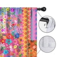 thumbnail image 4 of Blackout Kids Curtains,Boho Bohemia Pioneer Flower Childrens Insulated Curtains Set Of 2,Bedroom Essentials,Toddler Room Decor 42"x63"(106x160cm), 4 of 4