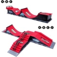 thumbnail image 3 of DIY Mini Finger Skateboard Set, Tech Deck Finger Scooter, Skateboard Park Ramps, Mini Fretboard Skate Park Kit DIY Fingerskate Boarding Ultimate Sports Training Props Toy oso de fresa Juguete, 3 of 5