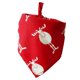 thumbnail image 5 of Collar de Bandana Yuyangstore Pañuelo lavable para perros Navidad y Año Nuevo ciervo rojo, 5 of 8