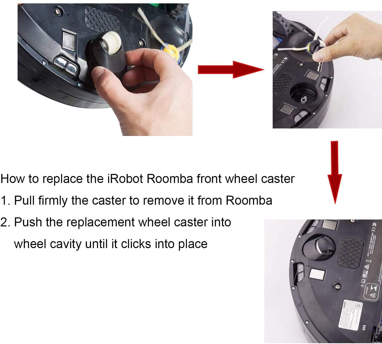 iRobot Roomba *NEW Front Wheel Assembly for 760 770 780 790 860 870 880 