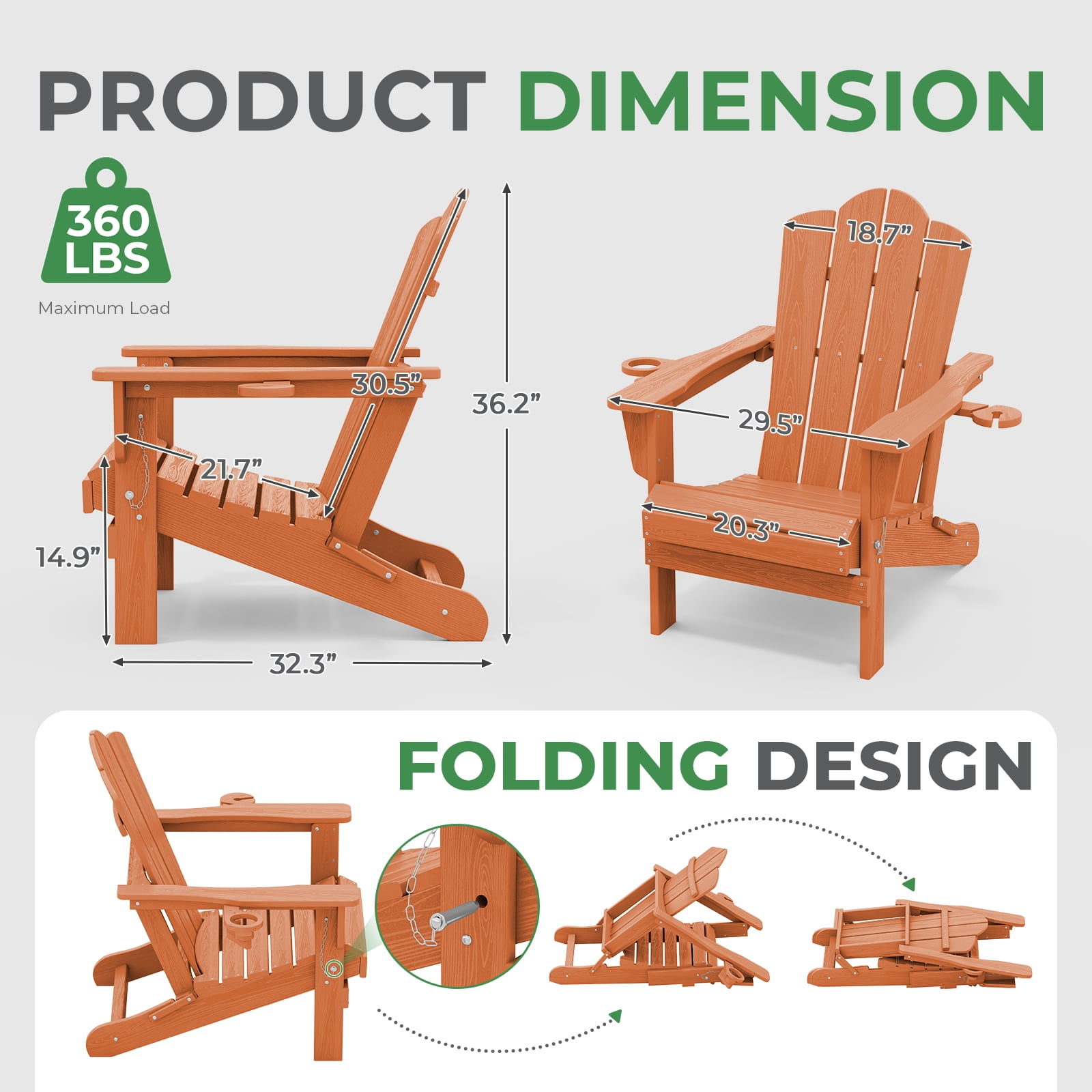 resin adirondack chairs folding
