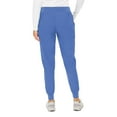 thumbnail image 2 of MED COUTURE Women's Moisture-Wicking Peaches Seamed Jogger, Color: Ceil, Size: L Regular (8721-CEIL-L), 2 of 5