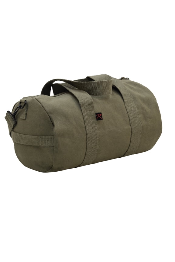 Canvas Shoulder Duffle Bag,Olive Drab
