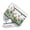 Butterfly Floral, variant on HELLHERO Seashell Pearl and Hibiscus Sewing Machine Cover with Pocket to Store Accessories Foldable Waterproof Dustproof Cover for Housewife