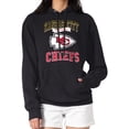 thumbnail image 4 of Women's G-III 4Her by Carl Banks Black Kansas City Chiefs Team Logo Graphic Fleece Tri-Blend Pullover Hoodie, 4 of 5