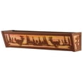 thumbnail image 2 of Meyda Tiffany 146914 Deer 2 Light 5" Tall Wall Sconce - Rust, 2 of 5