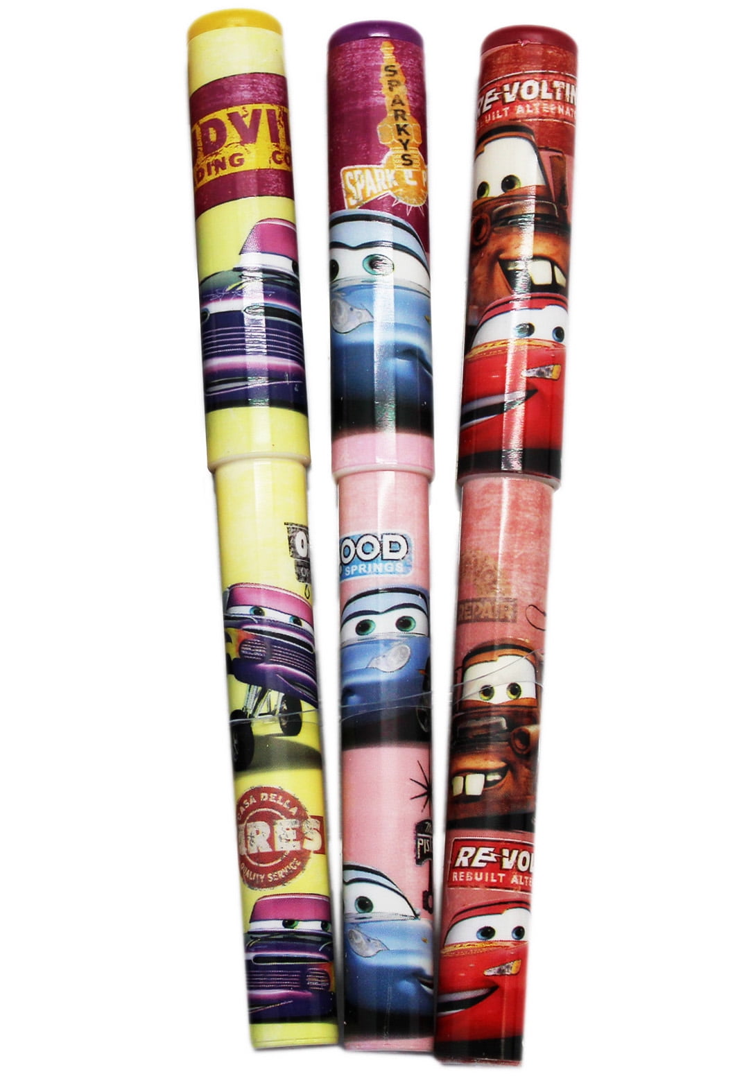Disney Pixar's Cars Assorted Movie Design Cases Ballpoint Pens (3pc