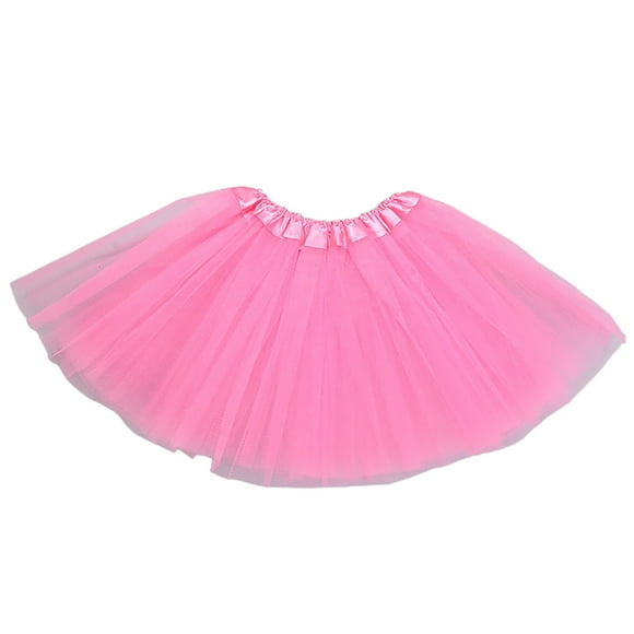 Ketyyh-chn99 Mini Skirts for Women Summer Skirt Casual Mini Stretch Waist Flared Plain Pleated Skater Skirt Pink,One Size