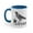 Blue, variant on Cawfee Mug Funny Bird Crow Coffee Accent Coffee Mug, 11oz