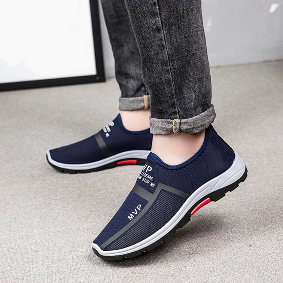 Handshe Men's Breathable Canvas Casual Shoes – Lightweight Slip-On Design with Modern Urban Style for Everyday Wear,Plus Size