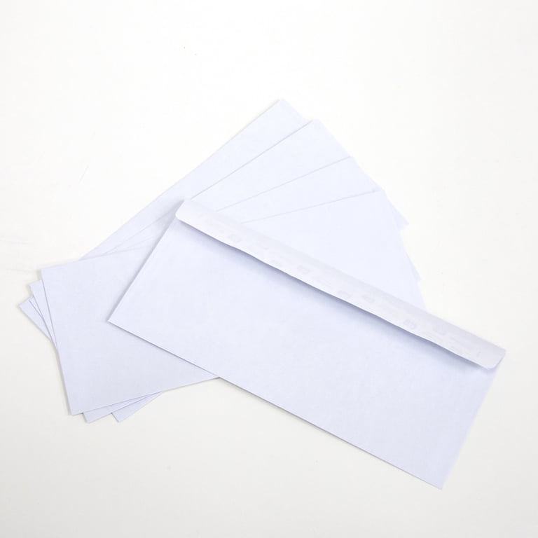 100 Tithes & Offering Envelopes For Church – 3 5/8 X 6 1/2 Inches, 24lb White Paper, Dry Gum Seal