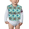 thumbnail image 6 of Hirioo Turtles And Seahorses for Baby Waterproof Pocket Bib Adjustable Closed for Babies Toddlers with Large Pocket 6-24Months, 6 of 8