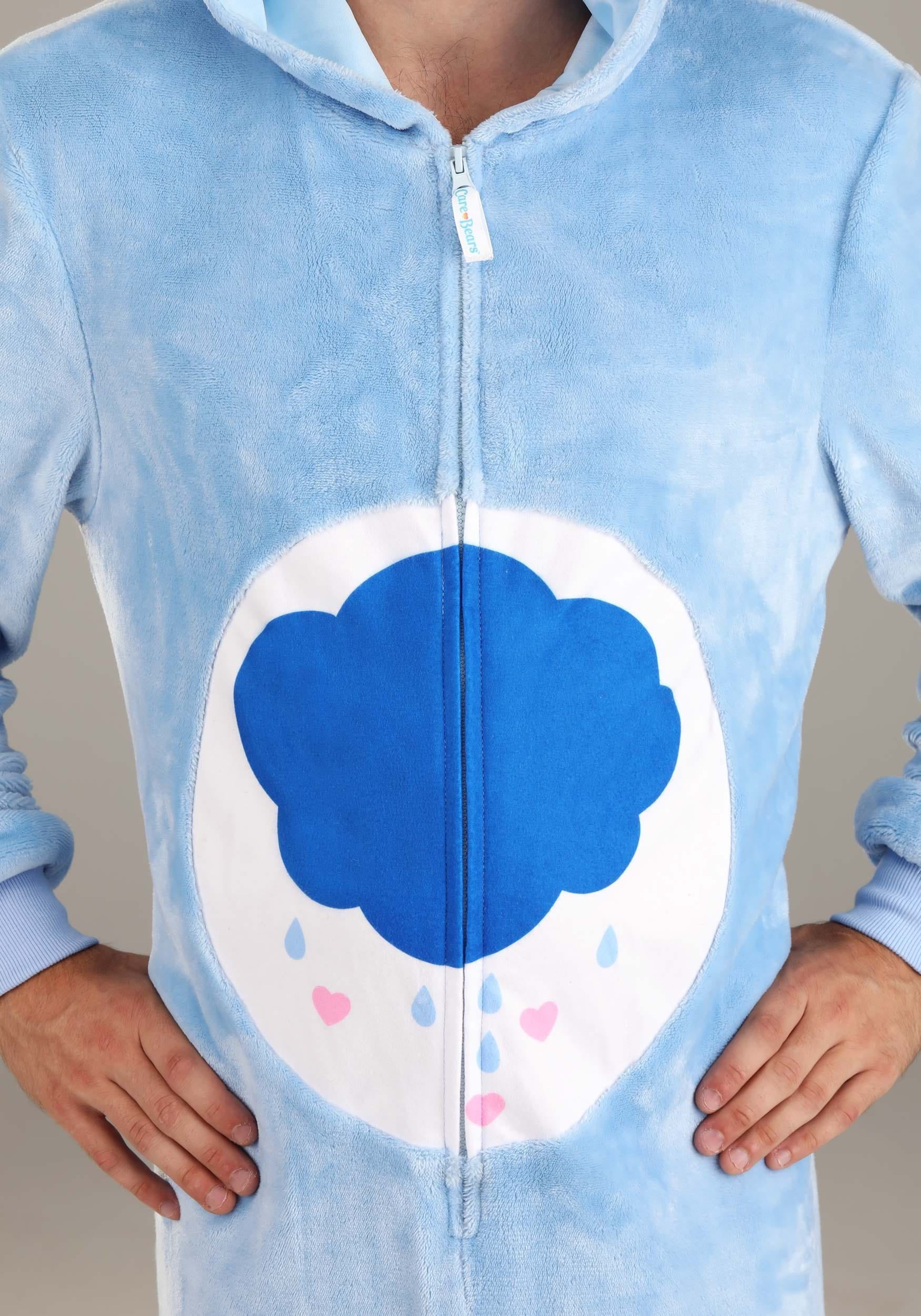 Adult Grumpy Care Bear Costume Onesie Walmart