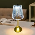 thumbnail image 4 of Crystal Table Lamp Touch Dimming Night Light 2000mAh Modern Desk Lamp For Home Decor Light (B), 4 of 10