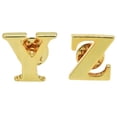 thumbnail image 1 of Broches con letras iniciales del alfabeto para hombre y mujer, insignias para el cuello, para negocios, bodas, regalos de graduación, 1 of 5