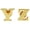 Style 9, variant on Mens Womens Initial Alphabet Letter Pins Collar Badge Brooches for Business Wedding Graduation Gift