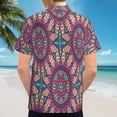 thumbnail image 6 of High Quality Hawaiian Shirts for Men Short Sleeve Aloha Beach Shirt Floral Summer Casual Button Down Shirts Blouses FJJX6Q, 6 of 7