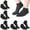 Black, variant on BRDFRL Toe Socks No Show Running Five Finger Socks for Men Women 5 Pairs