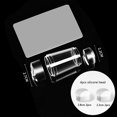 thumbnail image 1 of Juego de sellos de uñas con cabezal de silicona transparente con raspador para imprimir patrones y crear la libertad de arte necesaria para imprimir esmalte de Gel y placa de acero, 1 of 4
