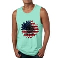 thumbnail image 1 of Tanques para Hombre para el Verano Solto Chaleco Impresión Deportivo Cuello Redondo, Casual, 1 of 3
