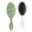 White-238, variant on Banana Hair Brush, Cute Banana Lover Detangling Hair Brush with Tropical Yellow Pattern, Soft Bristle Paddle Brush for Wet & Dry Hair, Kawaii Fruit Design