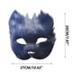 thumbnail image 3 of Uuiauoio Plastic Masquerade Mask Half Face Party Prop for Halloween Costume Accessory with Adjustable Strap for Men and Women, 3 of 3
