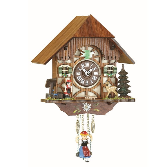 Kuckulino Black Forest Clock Black Forest House with quartz movement and cuckoo chime  TU 2009 SQ