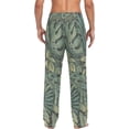 thumbnail image 2 of Tropical Palm Leaves Ghost Pajama Pants, Men's Lounge Pants Light with Drawstring and Pockets, Christmas New Year Birthday Father's Day Gifts, XX-Large, 2 of 7