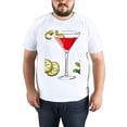 thumbnail image 4 of Summer Short Sleeve Tops Crew Neck Shirts for Men Party (2)Plus Size Tee Shirts XS-5XL, 4 of 5