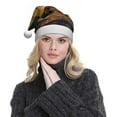 thumbnail image 5 of Salouo Sunset Desert Journey for Adult Christmas Hat Xmas Holiday Hat Santa Hat for Women & Men Festive Headwear Accessories Fit for Christmas/ New Year/Holiday/Party,1PC, 5 of 6