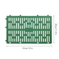 thumbnail image 2 of Green Expandable Plastic Tree Trunk Protector Wrap 6 Pack Weather Proof Mesh Bark Shield For Saplings Plants Garden 11.8X4.7 Inch, 2 of 7