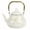 White, variant on 2.5L Enamel Teapot Stovetop Tea Kettle Vintage Water Pot Tea Kettle Retro Kettle Coffee Pot Water Jug for Camping Home Kitchen Restaurant