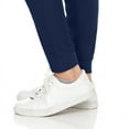 thumbnail image 5 of Hey Collection Womens Knit Stretch Scrub Joggers Scrubs Pants, Navy, 2X, 5 of 5