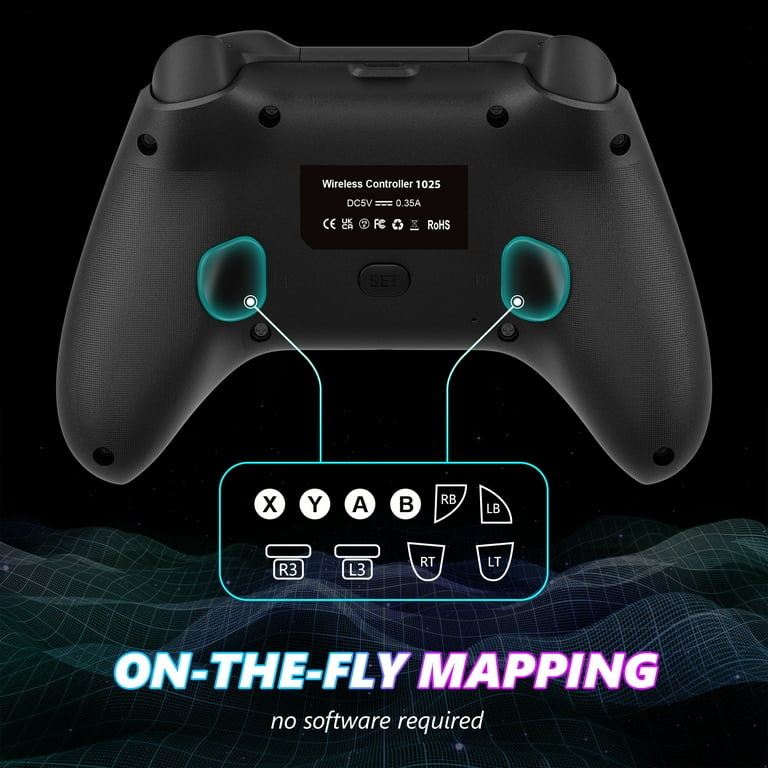 Wireless Xbox One Controller with RGB LED, Compatible with Xbox