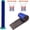 blue, variant on Basketball Pole Padding Wrap with 2 Nets – Peel & Stick Weatherproof Foam Pad, Impact-Resistant Protective Wrap for Garage, Playground, Basement, Round & Square Poles