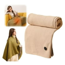 Sunshinehomely Portable Heated Shawl, Heated Shawl Wraps for Women, USB Heated Blanket Shawl, Wearable Heating Blanket, Electric Heated Blanket Shawl, 3 Heating Levels