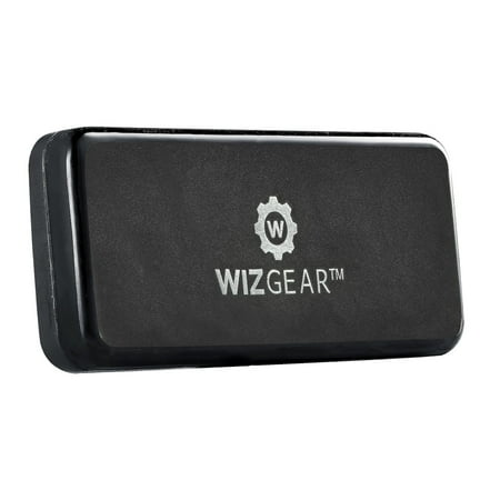WizGear Universal Stick On Rectangle Flat Dashboard Magnetic Car Mount Holder, for Cell Phones and Mini Tablets -Extra Strong with 10