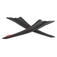 thumbnail image 1 of Alerón lateral para carrocería, 2 piezas, divisor de aleta de parachoques, cuchilla de aire delantera, parachoques Canards, fiel a su promesa, 1 of 9