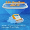 thumbnail image 4 of Open Box SMOROBOT Tank X11 Cordless Rechargeable Robotic Pool Cleaner, 188W Suction Power, 4 of 9
