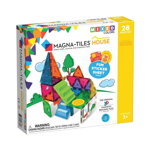 Magna-Tiles Ensemble de 28 Pcs Maison