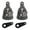 2ND AMEMNDMENT Defender, variant on 【2Pack】Motorcycle Bells for Biker Good Luck Riding Bells with Hanger Motorcycle Accessory or Keychain for Luck