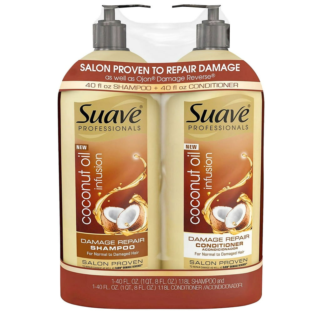 Suave Professionals Damage Repair Shampoo & Conditioner (40 fl. oz., 2