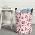thumbnail image 6 of Susaid Valentine's Day gnome Print Waterproof Oxford Cloth Storage Circular Laundry Hamper BasketCapacity for Home-Small, 6 of 6