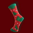 thumbnail image 5 of JZROCKER Christmas Novelty Socks Men Women Cute Light Bulb Santa Patterned Holiday Socks, 5 of 11